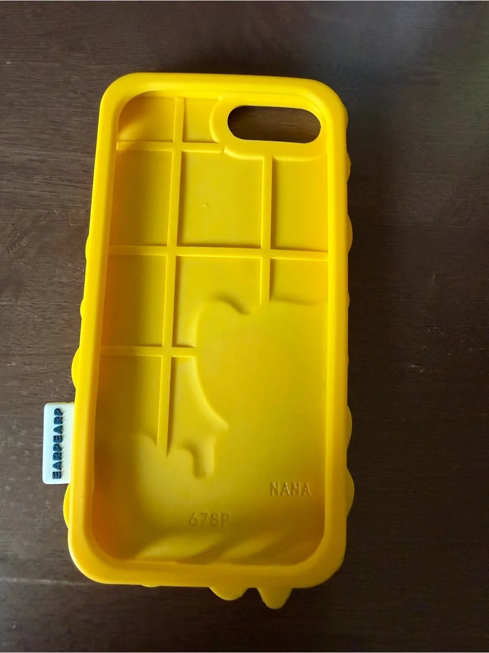 Yellow Cartoon Pizza Silicone Phone Case with Red Pepperoni